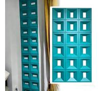 Panneaux 3D à faire soi-même pour décoration de chambre, briques creuses pour cloisons de séparation, séparateurs muraux de fond d'art