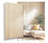 Panneaux 3D en polystyrène, Panneaux de plafond XL, Panneaux muraux, Décors, Lamelles imitation polystyrène, Revêtement de plafond - mur, 3 mm d'épaisseur - 100x50 cm 6 m² - 12 pièces (Blanc - Or 3D