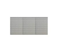 Panneaux à chevilles muraux 3 pcs 40x58 cm Acier G