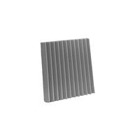 Panneaux Acoustiques 100Pcs Studio Acoustic Foam Panel Soundproof Wall Noise Protective Sound Absorption Treatment Room 30x30x2.5cm(Gray)