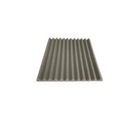 Panneaux Acoustiques 24PCS Absorption Treatment Wall Panel Sound Foam Sponge Acoustic Protective Soundproof 30x30x2.5cm(GRAY,Normal Density)