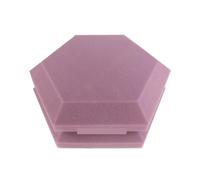 Panneaux Acoustiques 6/12Pack Hexagonal Acoustic Foam Retardant Studio Noise Insulation Sound Absorption Treatment Panels 2 Inches Thickness(Purple,12PACK)