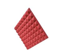 Panneaux Acoustiques Acoustique professionnelle for studios et cabines vocales - Sound Reduce Pollution Mousse acoustique PU Insonorisante(Red)