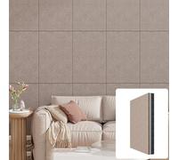 Panneaux acoustiques autocollants en mousse - Panneaux muraux antibruit et insonorisants pour studios d'enregistrement, cinéma maison, portes et plafonds, panneaux décoratifs anti-collision