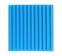 Panneaux acoustiques en mousse, Panneaux de mousse acoustique à rainures triangulaires for l'isolation phonique des murs(Blue)