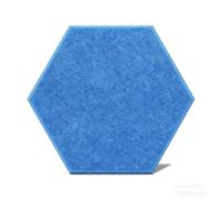 Panneaux acoustiques hexagonaux Couleur personnalisée, réduit écho et réverbération, 34,5 x 30 x 0,9 cm Haute densité pour Piano et Studio,Light Blue,36 Pack