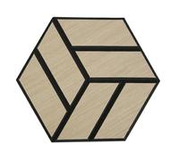 Panneaux acoustiques hexagonaux Effet Bois, réduisent écho et réverbération, 30 x 26 x 1,2 cm, Couleur personnalisée Auto-adhésive pour Piano et Studio,Natural Wood,18 Pack