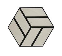 Panneaux acoustiques hexagonaux Effet Bois, réduisent écho et réverbération, 30 x 26 x 1,2 cm, Couleur personnalisée Auto-adhésive pour Piano et Studio,White Oak,12 Pack