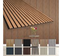 Panneaux acoustiques HEXIM 278 x 60 cm panneaux muraux bois paroi à...