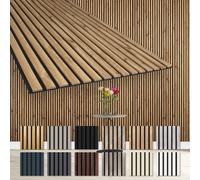 Panneaux acoustiques HEXIM 278 x 60 cm panneaux muraux bois paroi à...