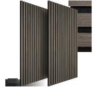 Panneaux acoustiques modernes aspect bois en MDF 120 x 60 x 2,1 cm