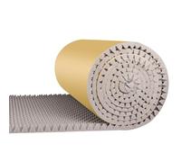Panneaux Acoustiques Mousse D'insonorisation Isolation Acoustique Ignifuge,Haute Densité,Absorption pour Studios D'enregistrement,Salles de Musique (Blanc, 20mm Thick/1 * 10m)