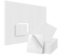 Panneaux acoustiques muraux intégrés avec identité visuelle en brique pour réduire le cinéma maison pour les espaces de vie et de travail Blanc