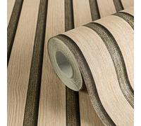 Panneaux Acoustiques Papier Peint Avec Des Effets Brillants Discrets - Beige, Or
