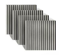 Relaxdays Lot de 4 panneaux acoustiques 60x60 cm