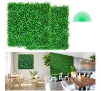 Panneaux Artificiels - DUOKU - XL001 - 12 PCS - 10x10 Pouces - Tapis Mural de Haie de Buis