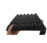 Panneaux autocollants en mousse insonorisée - Autocollants muraux acoustiques Eggcrate for usage domestique, KTV, studios et réduction du bruit Pour l'atténuation du son(Black 2,30cm X 30cm X 5cm)