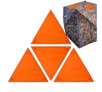Panneaux aveugles de sécurité orange, panneaux aveugles de sécurité | Couverture d'aveugle de sécurité de camping multifonctionnel, panneaux d'accessoires de chasse faciles à installer pour, Past