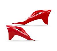 Panneaux Côtés Radiateur UFO Rouge Gaz Mc pour Moto Pièces de Rechange