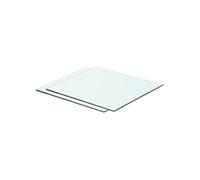 vidaXL Panneaux d'étagère – Lot de 2 panneaux de rechange pour armoire, verre transparent 40x30 cm