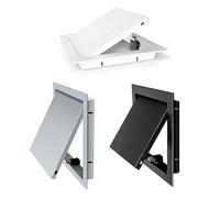 Panneaux D'accès Aux Murs Et Aux Plafonds, Couvercle D'inspection En Métal, Trappe D'inspection Magnétique En Alliage D'aluminium, Dissimule Facilement Les(Black,35x35cm)