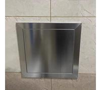 Panneaux d'accès, panneau d'accès pour cloison sèche, couvercle de trou pour mur, trappe d'accès universelle à encastrer, porte verticale pour barbecue en métal pour goulotte à linge (B, 15 x 15 cm)