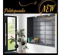 Panneaux d'ameublement 10 pcs Panneaux muraux 50x60cm tête de lit en velours gris Coussins muraux