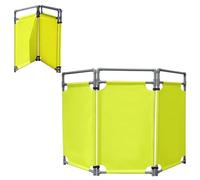 Panneaux de barrière de sécurité Pliables, clôture de signalisation Haute visibilité pour Zones réglementées, Chantiers, Dissuasion piétonne et véhicule, Lot de 10