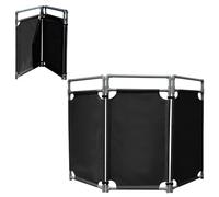 Panneaux de barrière de sécurité Pliables, clôture de signalisation Haute visibilité pour Zones réglementées, Chantiers, Dissuasion piétonne et véhicule, Lot de 10