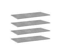 Panneaux de Bibliothèque Étagère 8 pcs Noir Brillant Bois d’Ingénierie vidaXL