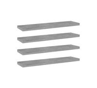 vidaXL Panneaux de bibliothèque 4 pcs gris béton bois d’ingénierie 805130