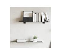 Panneaux de bibliothèque 4 pcs Gris béton 80x20x1,5cm Aggloméré