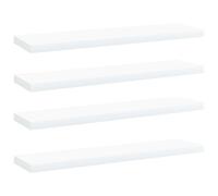 vidaXL Étagères murales chêne artisanal 4 pcs 40x10x1,5 cm multicolore