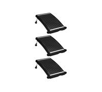 vidaXL Panneaux de chauffage solaire de piscine courbés 3pcs 72,5x46cm