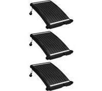 Vidaxl Panneaux De Chauffage Solaire De Piscine Courbã©S 3pcs 72,5x46cm