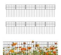 Panneaux de clôture,Clôture temporaire pour l'extérieur - 10 Panneaux Décoratifs Résistant aux Agents Atmosphériques Protection Pour Chiens Domestiques Jardin Extérieur Pelouse Zones Pet