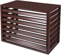 Panneaux De Clôture De Confidentialité Extérieurs, Couvercles De Climatisation For L'extérieur For Cacher Le Climatiseur Et For L'intimité Extérieure, Séparateur D'espace En Alliage D'aluminium, Suppo