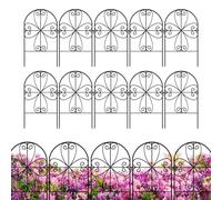 Panneaux de clôture décoratifs - Protection contre les tombes - Bordure de 9 m - Pour animaux de compagnie, pelouse et terrasse