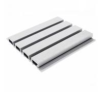 Panneaux de clôture en bois composite pour terrasse et jardin - Résistant aux intempéries, protection contre le vent extérieur, matériau bois-plastique durable pour plus d'intimité et de sécurité