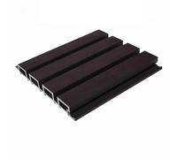 Panneaux de clôture en bois composite résistant aux intempéries pour extérieur, terrasse, jardin et jardin Installation facile, protection contre le vent durable, parfait pour l'intimité et