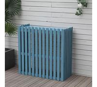 Panneaux de clôture en bois pour unité de climatisation extérieure, écran décoratif pour poubelle de jardin avec ventilation, solution d'étagère de rangement