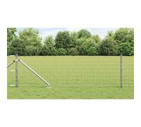 Vidaxl Clôture Euro Avec 7 Piquets En Fer 0.8x10 M Acier Galvanisé