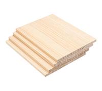 Panneaux de contreplaqué de pin, Paquet de 4 planches bois pin massif non finies 0,5 à,8 po d'épaisseur, plusieurs tailles(60x40 cm,2 cm)