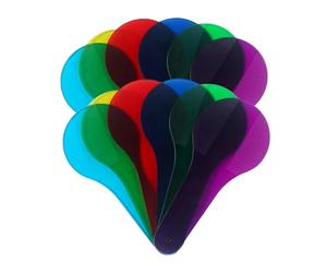Panneaux de Filtres de Couleur 12 Pièces Abs pour Sciences