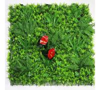 Panneaux de Haie Artificielle En Buis de 100 X 100 Cm (40 X 40 Pouces), Panneaux Muraux VéGéTaux Pour Dissimuler La VéGéTation Et CréEr Un Fond de ScèNe(#S44)