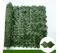 Panneaux de haie de lierre Él,fausses plantes vertes,clôture de confidentialité du cuir chevelu,écran pour cour intérieure,décoration de jardin extérieur,300cm - Type dark Ivy-50x100cm