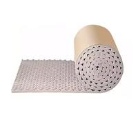 Panneaux de mousse acoustique autoadhésifs, matériau insonorisant 20mm d'épaisseur pour murs parfaits l'isolation des studios d'enregistrement karaoké (KTV) et home cinéma(Size:1*10m,Color:blanc)