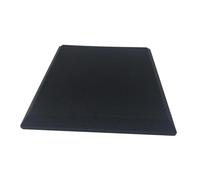 Panneaux de Mousse Acoustique Lot de 4 panneaux acoustiques carrés de grande taille 50 x 50 cm for studio, isolation phonique, traitement d'absorption acoustique, panneaux plats(Black,50x50x3cm)