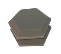 Panneaux de Mousse Acoustique Lot de 6/12 panneaux acoustiques ignifuges en mousse for studio, isolation phonique, absorption du bruit, épaisseur de 5 cm(Grey,12Pcs)