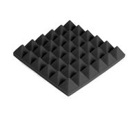 Panneaux de Mousse Acoustique Rembourrage En Coton, Traitement Phonique, Éponge Insonorisante, Mousses Insonorisantes, Mousse Acoustique For Studio pour Studios D'enregistrement(Black)